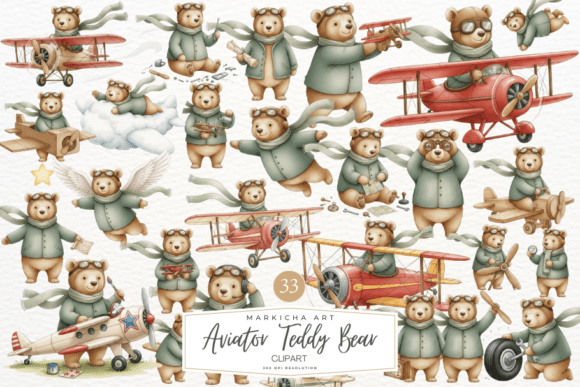 Aviator Teddy Bear Clipart: A Creative Powerhouse for Digital Artists and Entrepreneurs