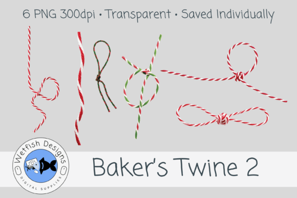 Baker’s Twine PNG Set 2