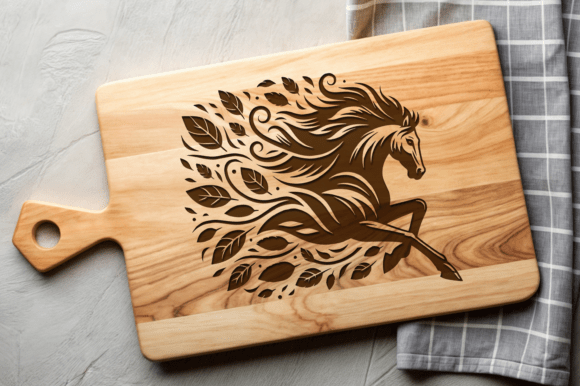Floral Horse SVG DXF PNG JPG: A Versatile Resource for Creative Projects