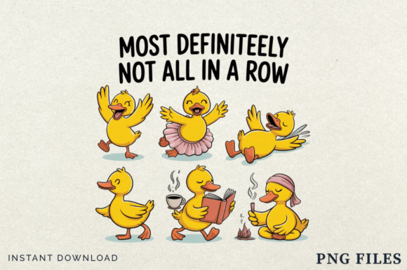 Funny Mental Health Duck Png Sublimation for Creative Expression