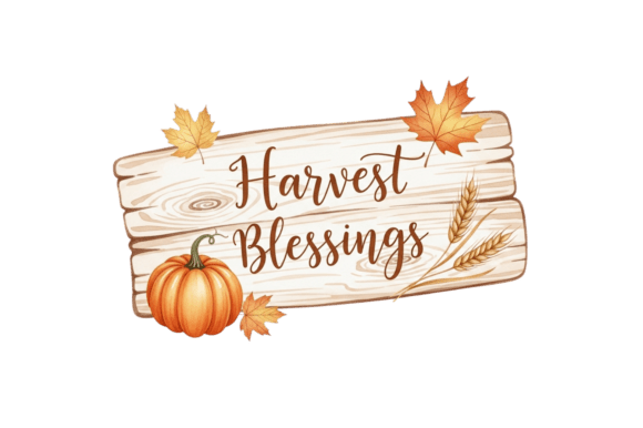 Harvest Blessings Autumn Wood Sign: A Creative Addition for Fall Projects