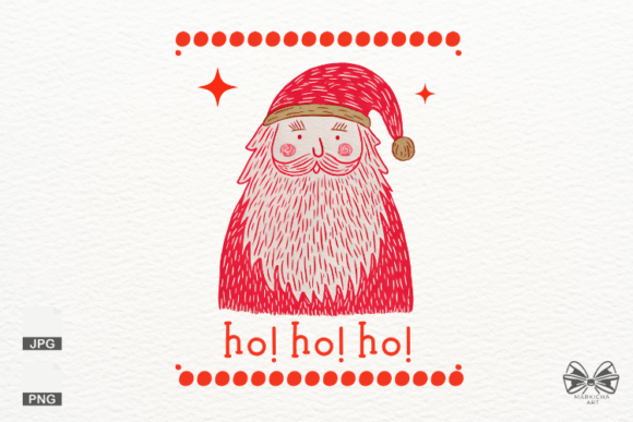 Ho, Ho, Santa Frame Png Clipart