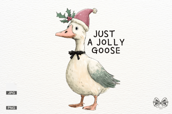 Unleash Your Creativity with Just a Jolly Goose PNG Clipart