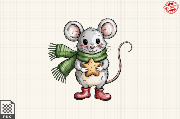 Whimsical Christmas Animals Clipart PNG